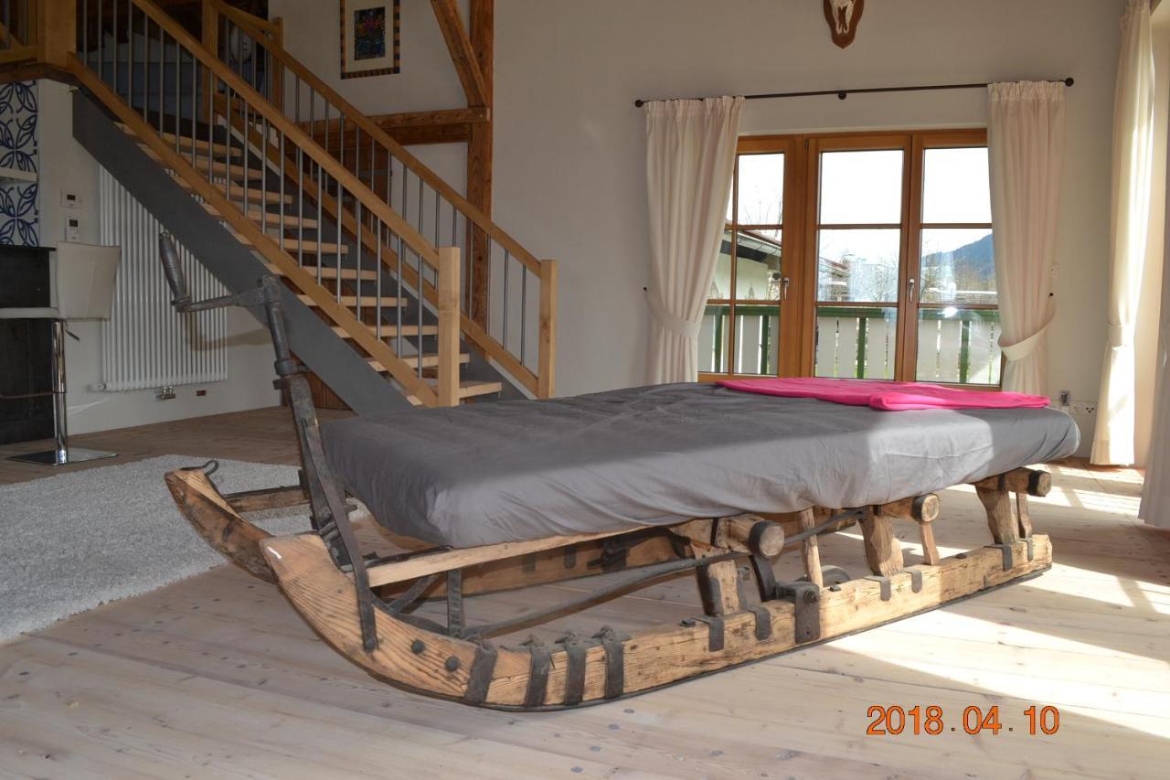 Private Luxury Chalet Siegsdorf Bagian luar foto