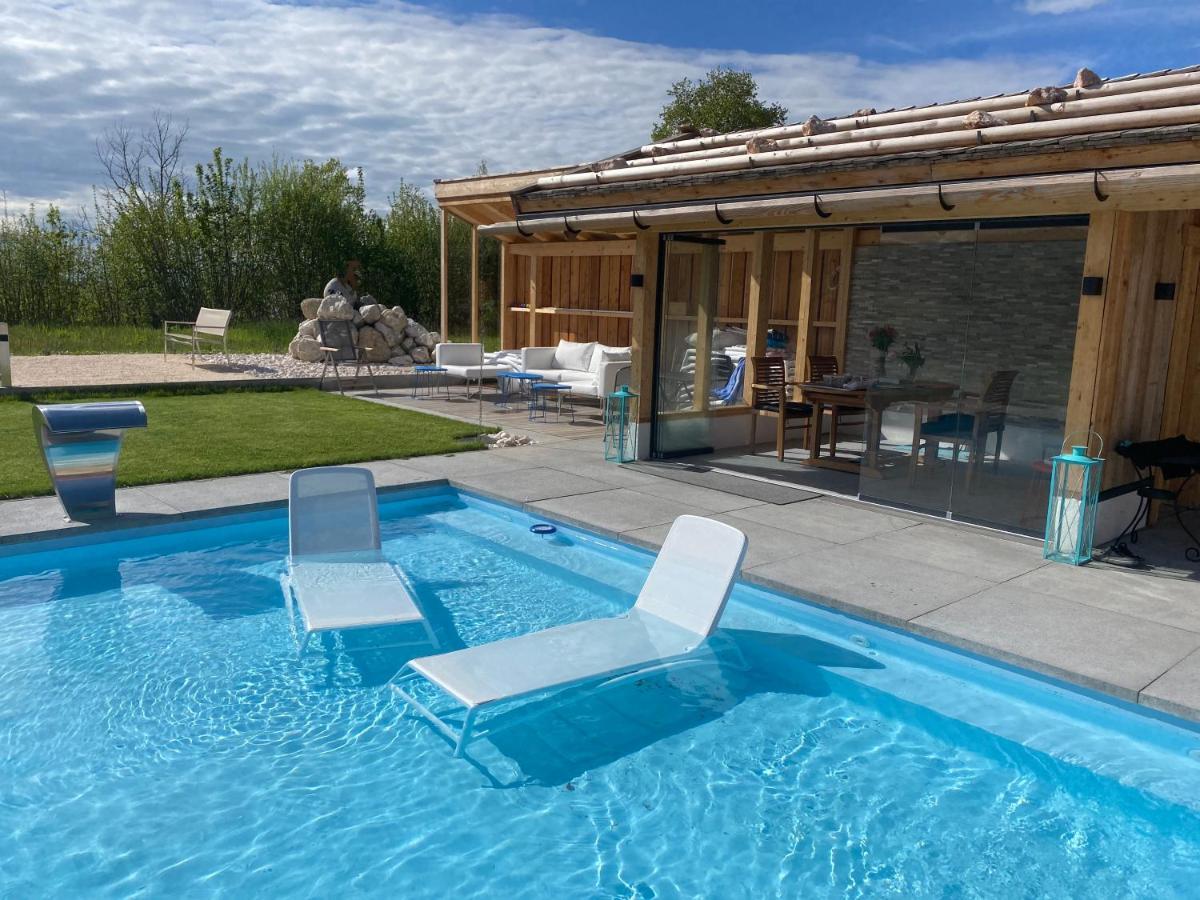 Private Luxury Chalet Siegsdorf Bagian luar foto
