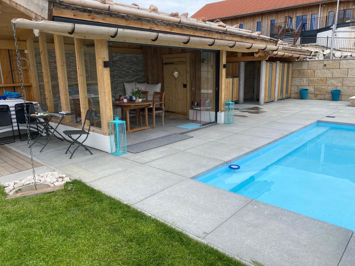 Private Luxury Chalet Siegsdorf Bagian luar foto