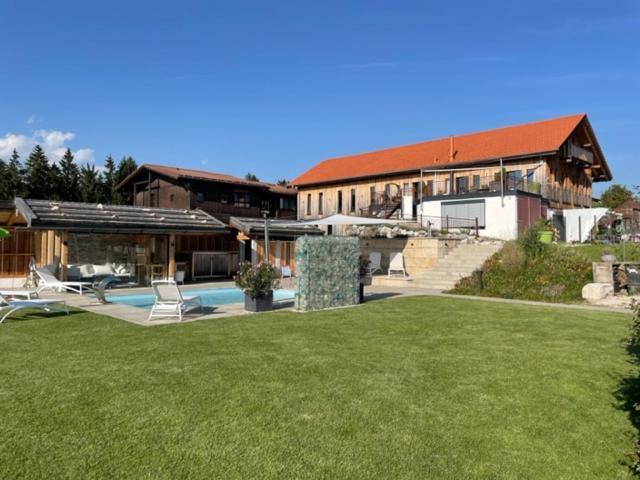 Private Luxury Chalet Siegsdorf Bagian luar foto